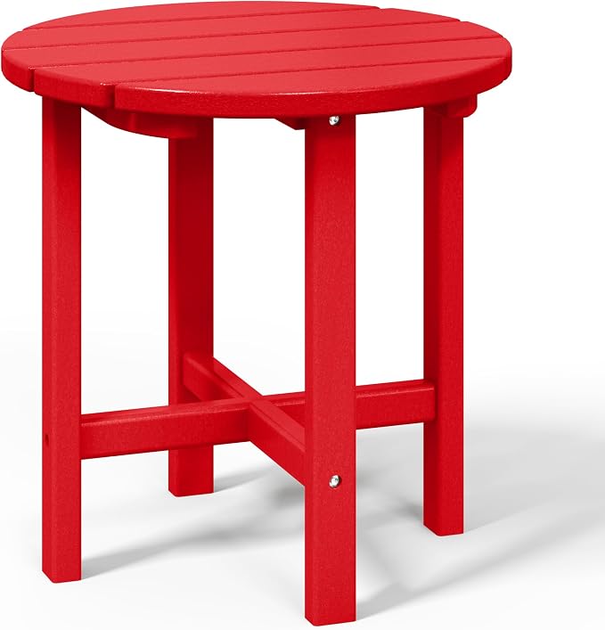 WestinTrends Dylan Adirondack Round Outdoor Side Table - Image 4