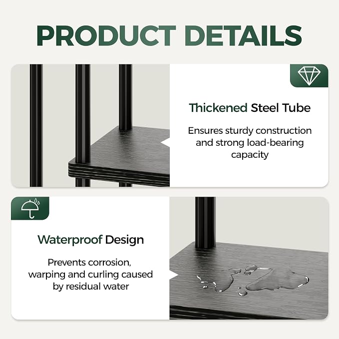 Bamworld Tall Plant Stand Indoor 6 Tier Plant Holder - Image 6