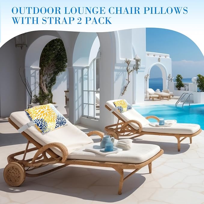 4 Pcs Chaise Lounge Pillow - Image 6