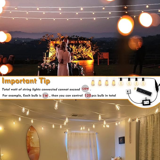 120W Remote Dimmer Timer Function Plug in - Image 6