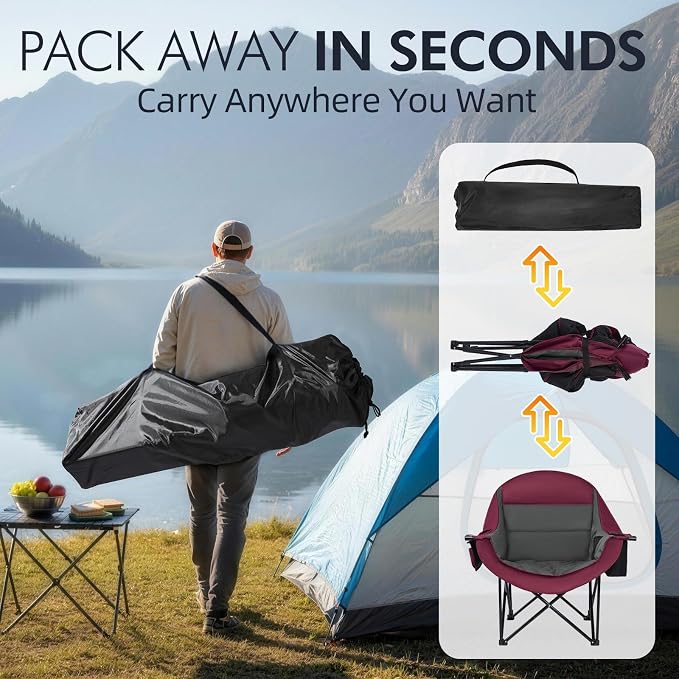 Oversized Camping Chair for Adults - Image 6
