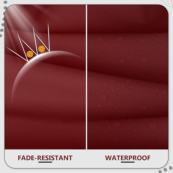 22" x 22" x 6" Outdoor Deep Seat Cushions Set - Image 4
