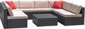 Devoko 9 Pieces Outdoor Sectional Sofa All-Weather Patio Furniture Sets Manual by DEVOKO