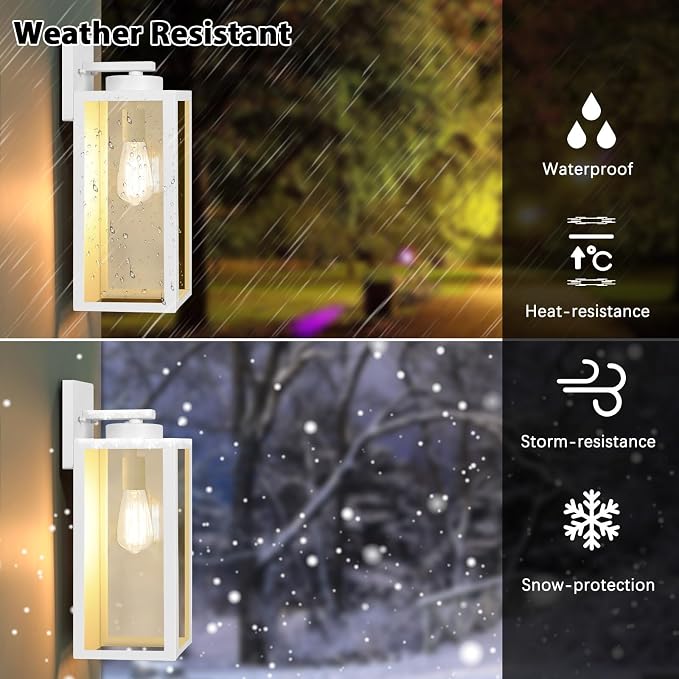 Large Size Outdoor Wall Light Fixtures, Exterior Lighting Fixtures Porch - Image 2