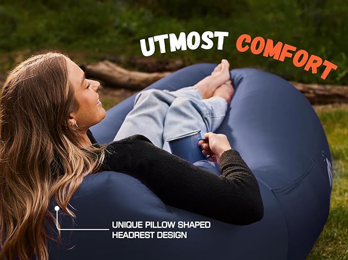 WEKAPO Inflatable Couch Air Lounger Chair - Image 6