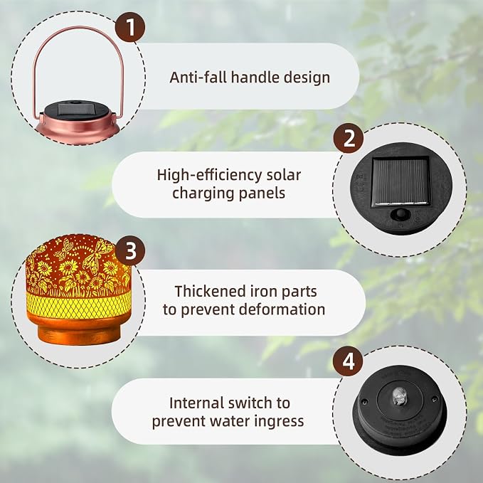 Solar Lanterns Outdoor Waterproof Birthday Gifts - Image 6