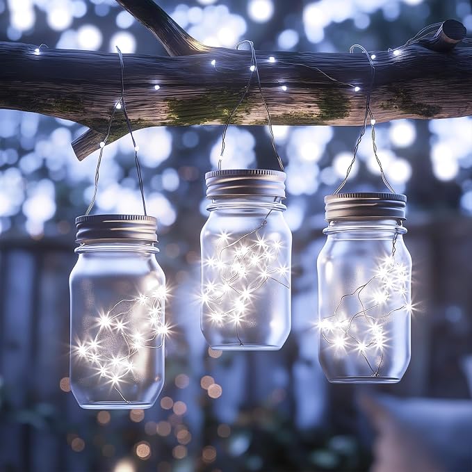 Minetom 100 LEDs Fairy Lights 33 Ft Firefly String Lights Waterproof Starry - Image 6
