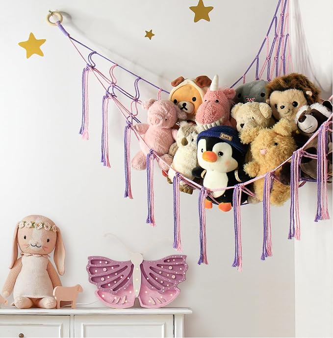 Large Stuffed Animal Hammock Corner Net - Image 6