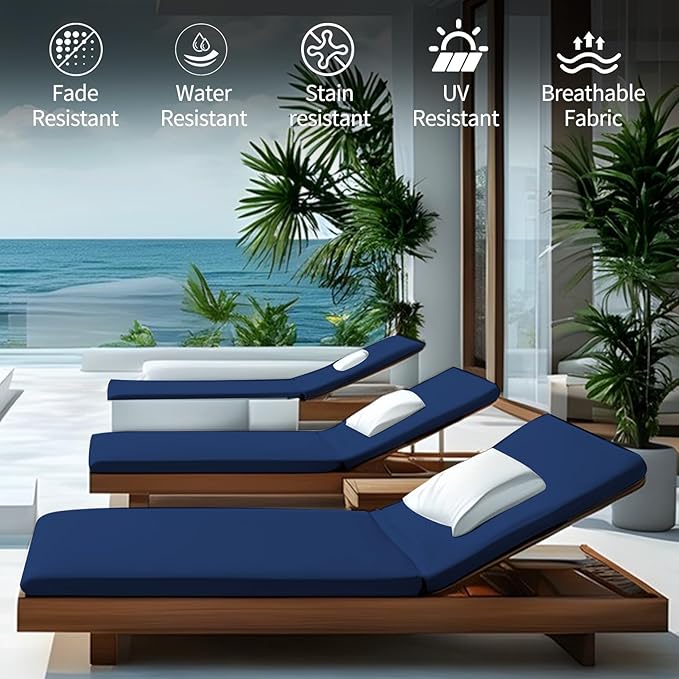 Outdoor Chaise Lounge Cushions Covers - Image 6