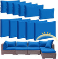 Patelai 11 Pcs Waterproof Patio Cushion Covers by Patelai