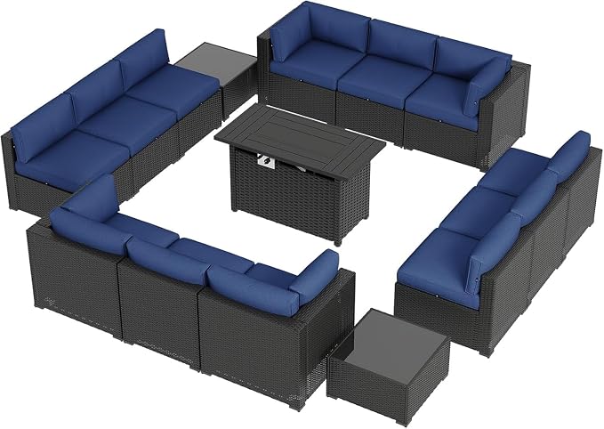 Aoxun 15 Piece Patio Furniture Set - Image 7