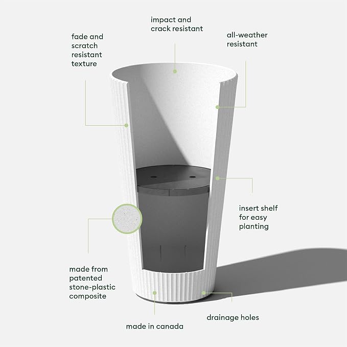 Veradek Demi Series Tall Planter - Image 2