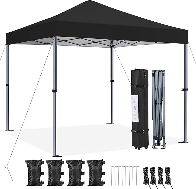 Yaheetech 8x8 Pop Up Canopy Easy Set-up Tent, Portable Outdoor Canopy Instant by Yaheetech