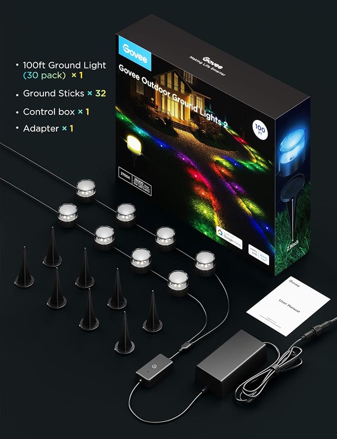 Govee Outdoor Ground Lights 2, 100ft - Image 9