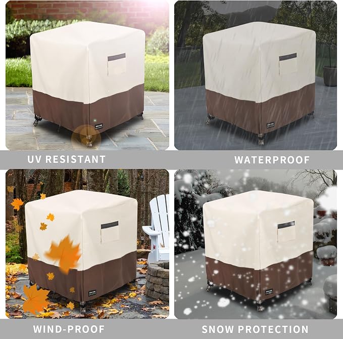 Patio Wicker Side Table Cover, Suitable - Image 8