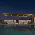 PURPLE LEAF 11x23 ft Louvered Pergola by PURPLELEAF