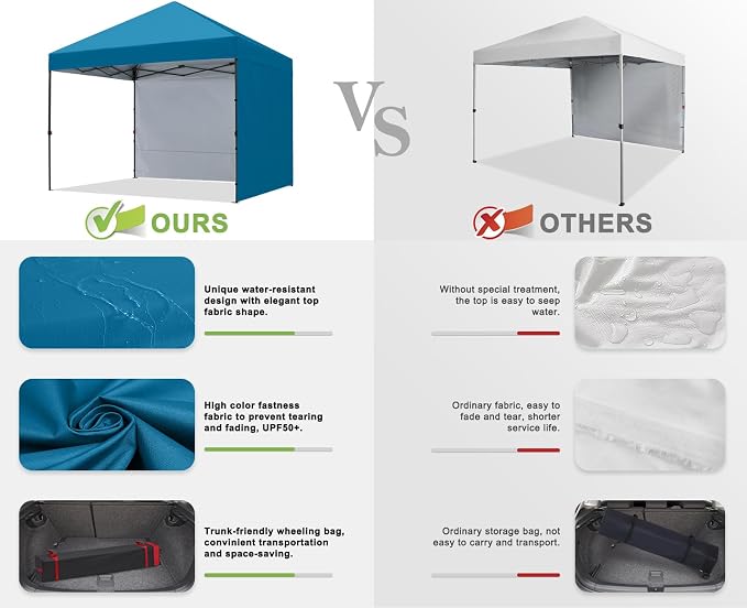COOSHADE Pop Up Canopy Tent 10x10 - Image 8