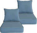 Goodgoods 24x24 inch Outdoor/Indoor Deep Seat Patio Cushions Set of 2 Resilient by Goodgoods