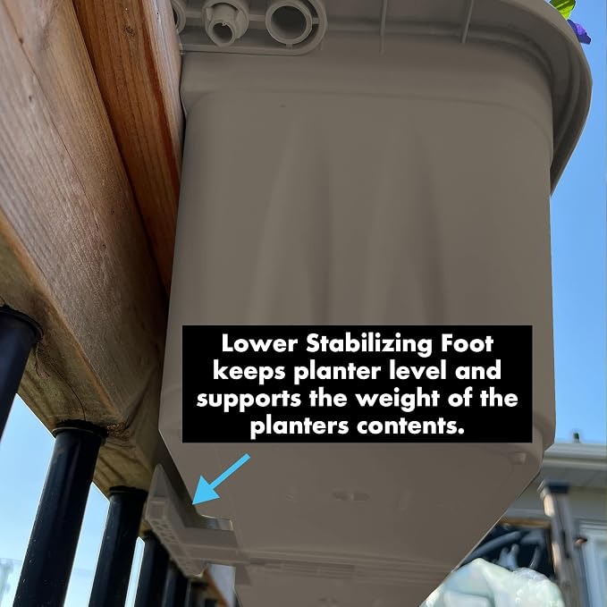 Apollo Exports International 24" Adjustable Railing Planter - Image 2