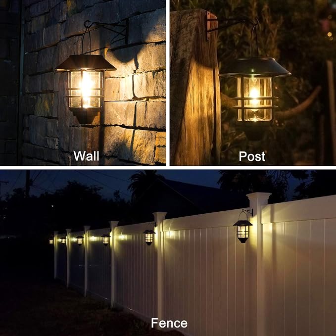 Solar Lantern Outdoor Lights, Hanging Waterproof Lantern Lights - Image 6