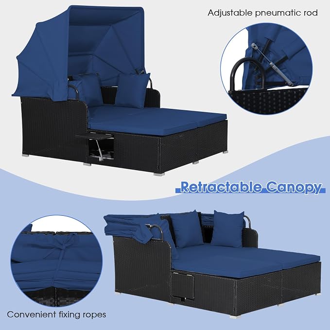 RELAX4LIFE Patio Outdoor Daybed - Image 4
