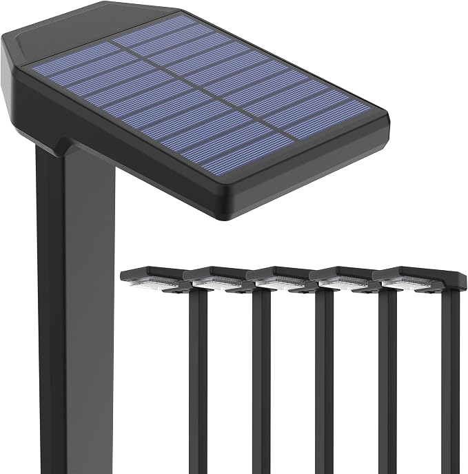 Solar Pathway Lights Outdoor, Smart Color Changing by AUDERWIN