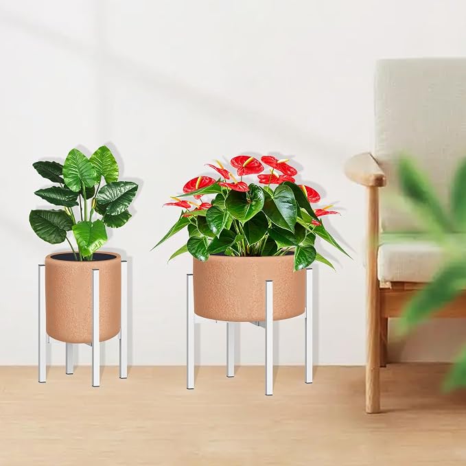 Heavy Plant Stand for 10"-16" Plant Pot Indoor Outdoor Corner, Adjustable Metal - Image 7