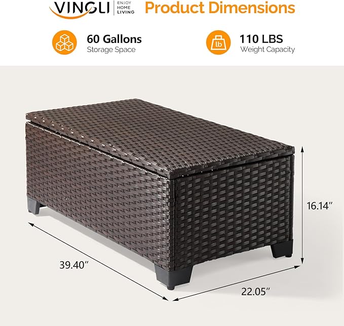 VINGLI Outdoor Coffee Table - Image 3