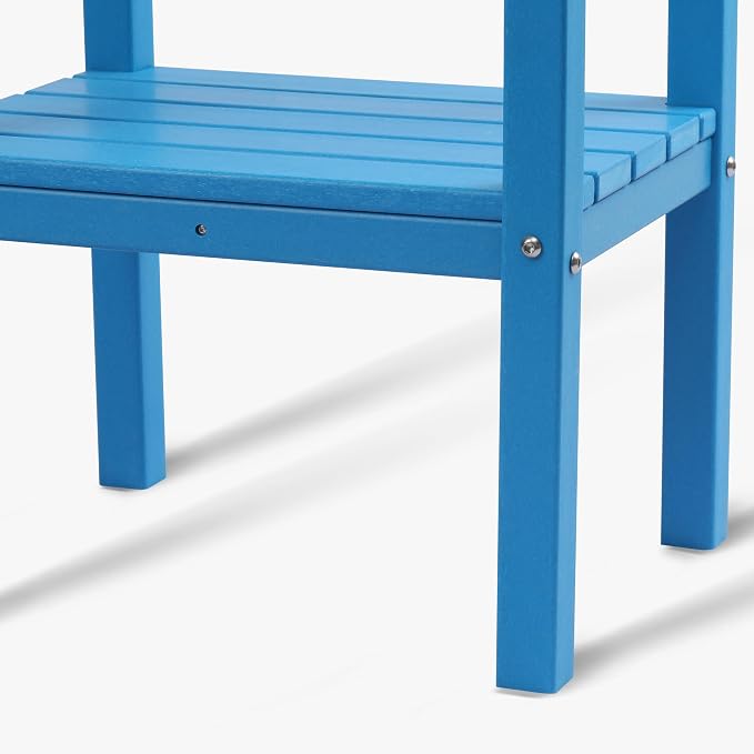 WestinTrends Malibu 36" Outdoor Adirondack HDPE 2-Tier Patio Side Table - Image 8