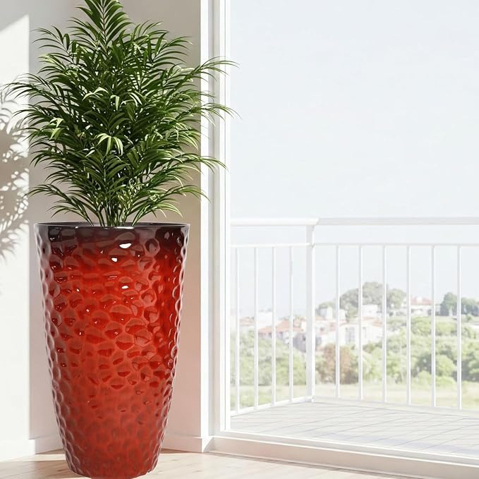 Worth 2 Pack 24" Tall Large Plastic Planter - Image 7