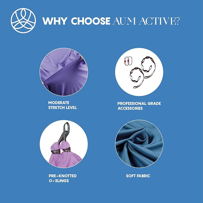 Aerial Silk Yoga Hammock & Swing - Image 5
