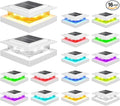 NIORSUN Solar Post Cap Lights Outdoor Waterproof, 4x4 Post Solar Lights RGB by NIORSUN