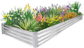 JERIA 12×4×1ft Raised Garden Bed by JERIA