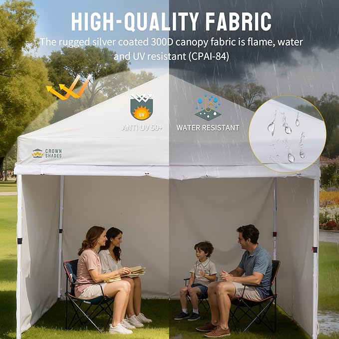 CROWN SHADES 10X10 Comercial Instant Canopy Pop Up Tent - Image 4