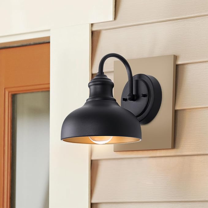 Black Outdoor Gooseneck Lighting - Image 3