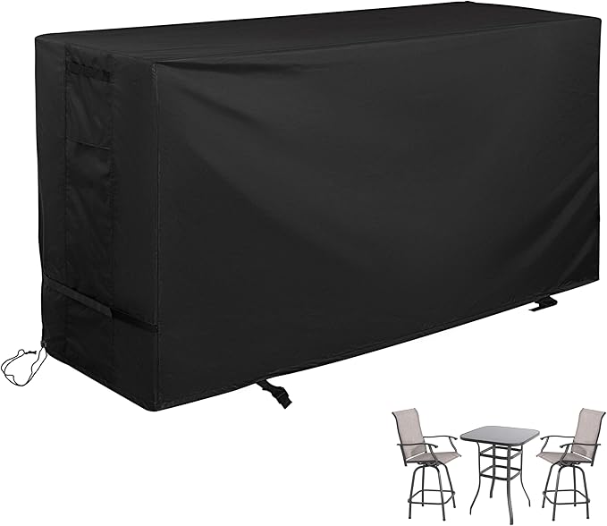 Bar Height Patio Set Cover, Outdoor Bistro Set Cover by Unknown