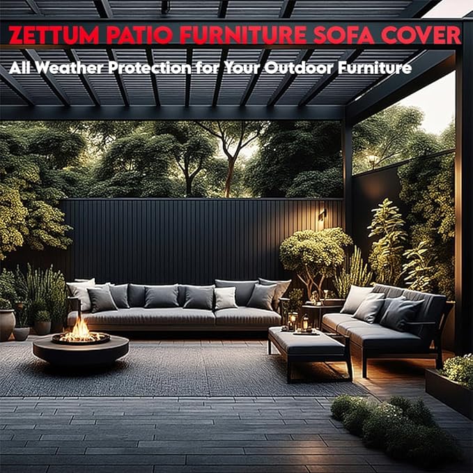 Zettum Patio Sofa Cover 90 Inch - Image 7