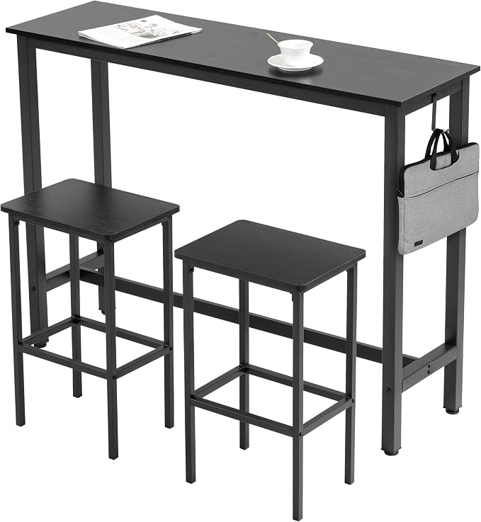Finnhomy 52.7" Industrial Bar Table Set by Finnhomy