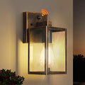WIHTU Gold Dusk to Dawn Porch Lights Fixtures, Outdoor Lights by WIHTU