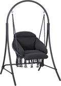 ANOW Hanging Swing Chair with Stand Included, Heavy Duty Hammock Chair with by ANOW