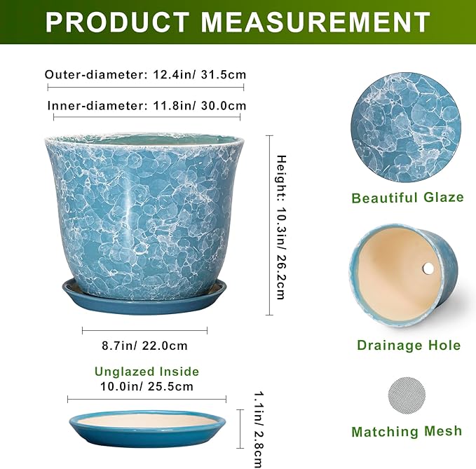 12 Inch Pots for Plants - Image 2