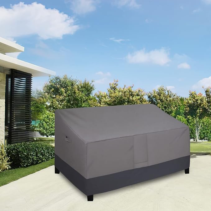 Easy-Going Heavy Duty Waterproof Outdoor Deep 2-Seater Loveseat Couch Patio - Image 2