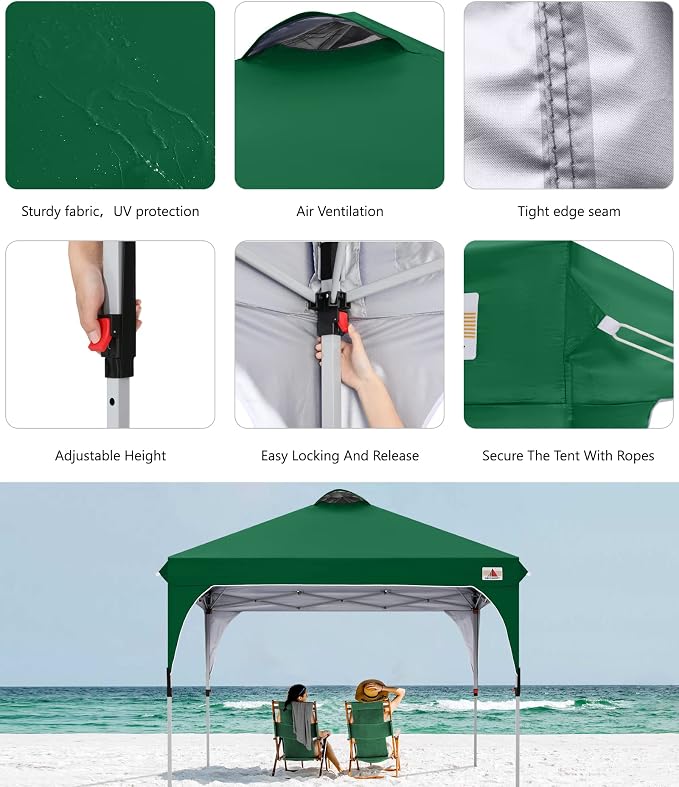ABCCANOPY Outdoor Pop up Canopy Tent, 10x10 Instant Portable Canopy - Image 3