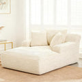 66" Chaise Lounge Chair Indoor, Oversized Boneless Couch Comfy Upholstered by VEPXXP