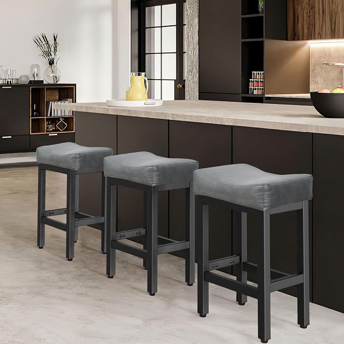 Counter Height Bar Stools Set of 2, 24 Inch Barstools - Image 8