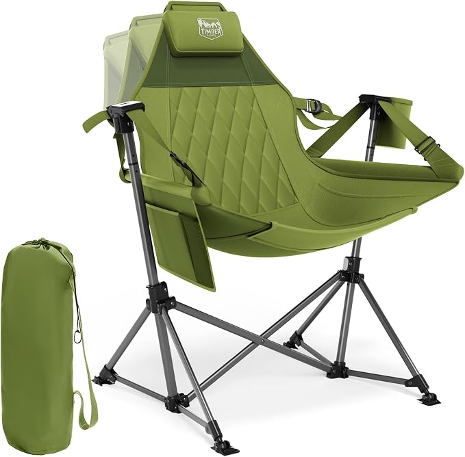 TIMBER RIDGE Hammock Camping Chair, Oversized Swinging Hammock Chair by TIMBERRIDGE