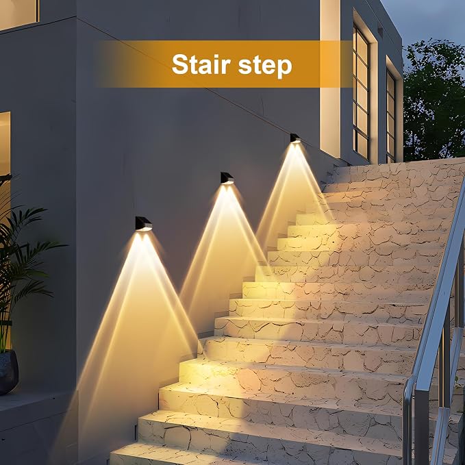 Super Long Lasting Solar Fence Lights Outdoor, Deck Lights Waterproof, Dusk to - Image 9