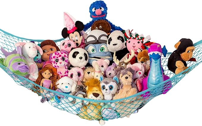 Lilly's Love Stuffed Animal Hammock | Corner Hanging Organizer, Toy Storage by LillysLove