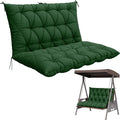 Porch Swing Cushion with Backrest, Waterproof Bench Cushion by Pakunoda