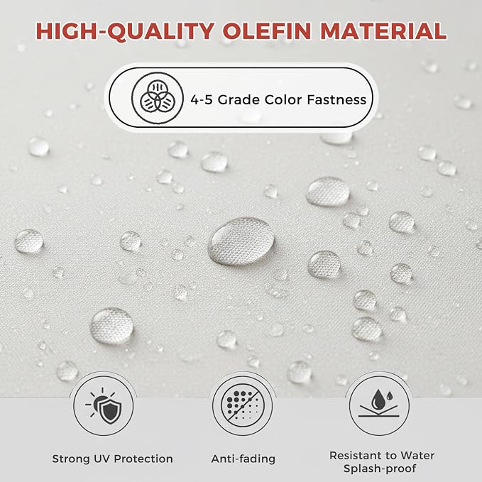 Olefin Twin Outdoor Mattress Package Daybed Cushion Set，Twin Size Porch Swing - Image 5